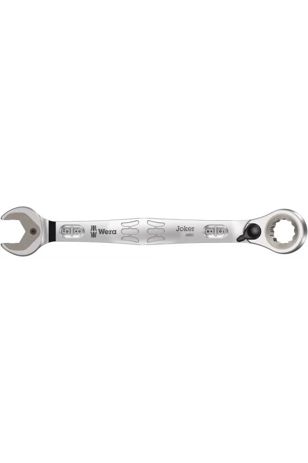 Wera 6001 Joker Switch Açık Ağız Cırcırlı Kombine Anahtar, Yön Mandallı, inç, 5/8 x 213 mm