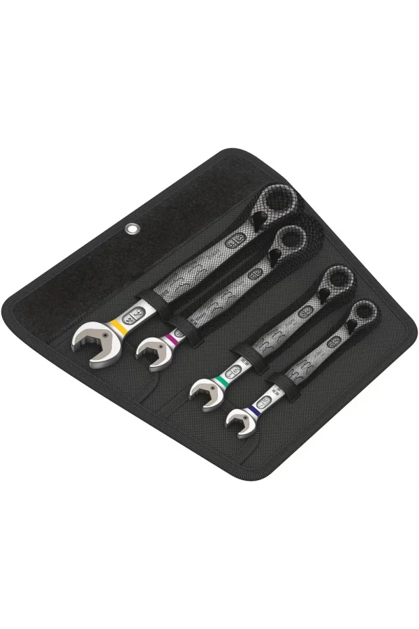 Wera 6001 Joker Switch 4 Emperyal Set 1 Açık Ağız Cırcırlı Kombine Anahtar Seti, inç