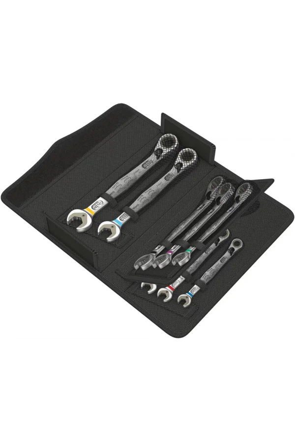 Wera 6001 Joker Switch 8 Emperyal Set 1 Açık Ağız Cırcırlı Kombine Anahtar Seti, inç