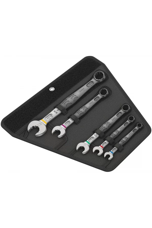 Wera 6003 Joker 5 Emperyal Set 1 Açık Ağız Yıldız Kombine Anahtar Seti, inç