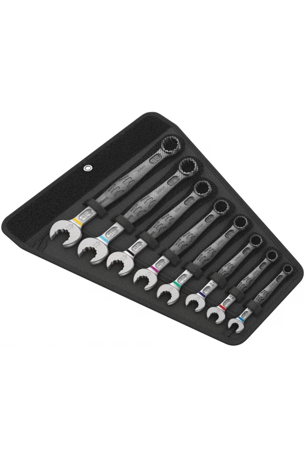 Wera 6003 Joker 8 Emperyal Set 1 Açık Ağız Yıldız Kombine Anahtar Seti, inç