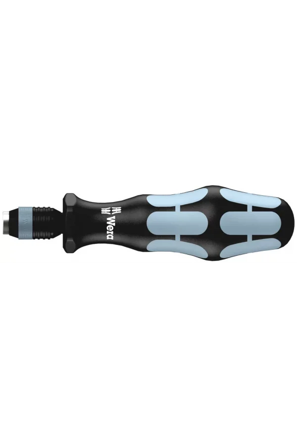 Wera 3816 R Bits Tutuculu Tornavida, Rapidaptor Hızlı Uç Değiştirme Mandrenli, Paslanmaz, 1/4 x 119 mm