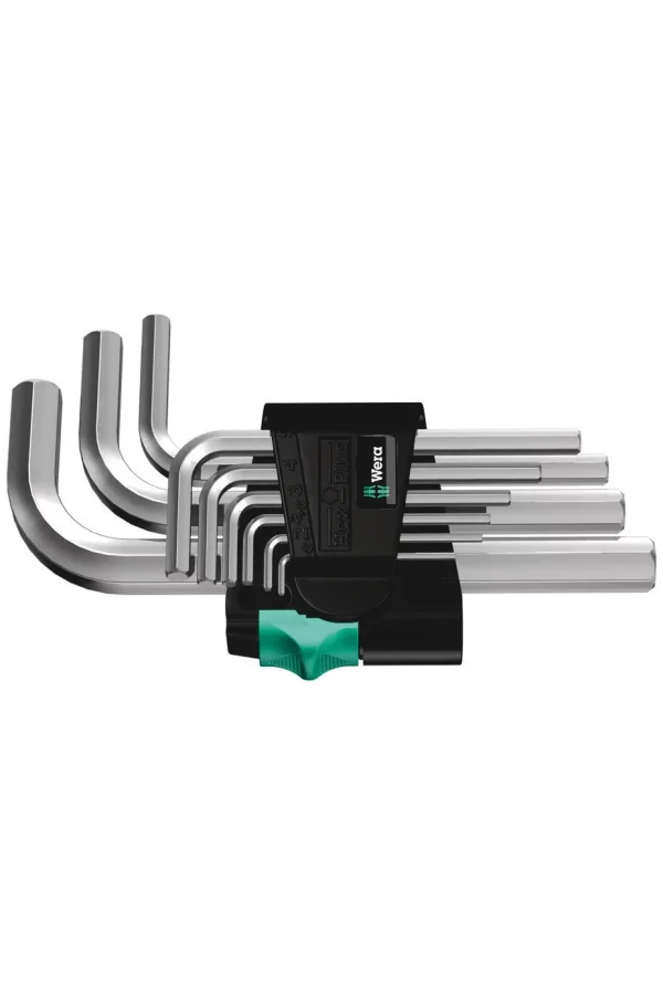 Wera 950/9 Hex-Plus 5 Allen Anahtar Set, metrik, Krom Kaplama