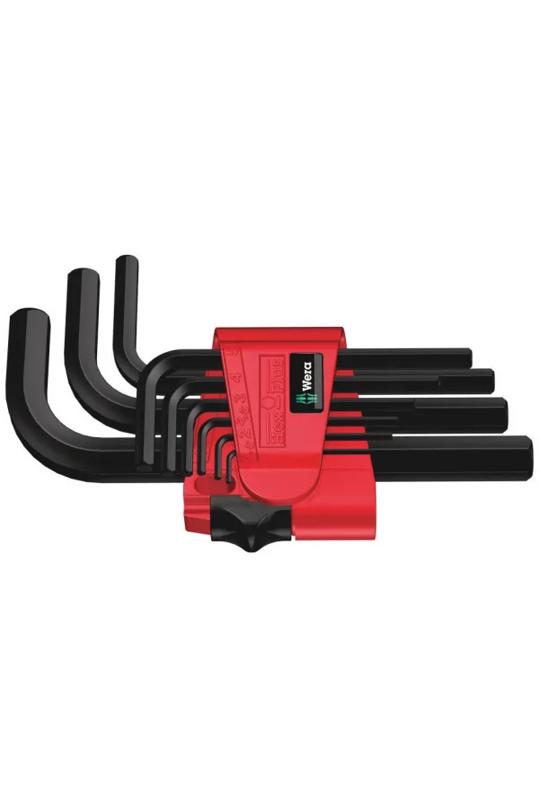 Wera 950/9 Hex-Plus 7 Allen Anahtar Set, metrik, BlackLaser