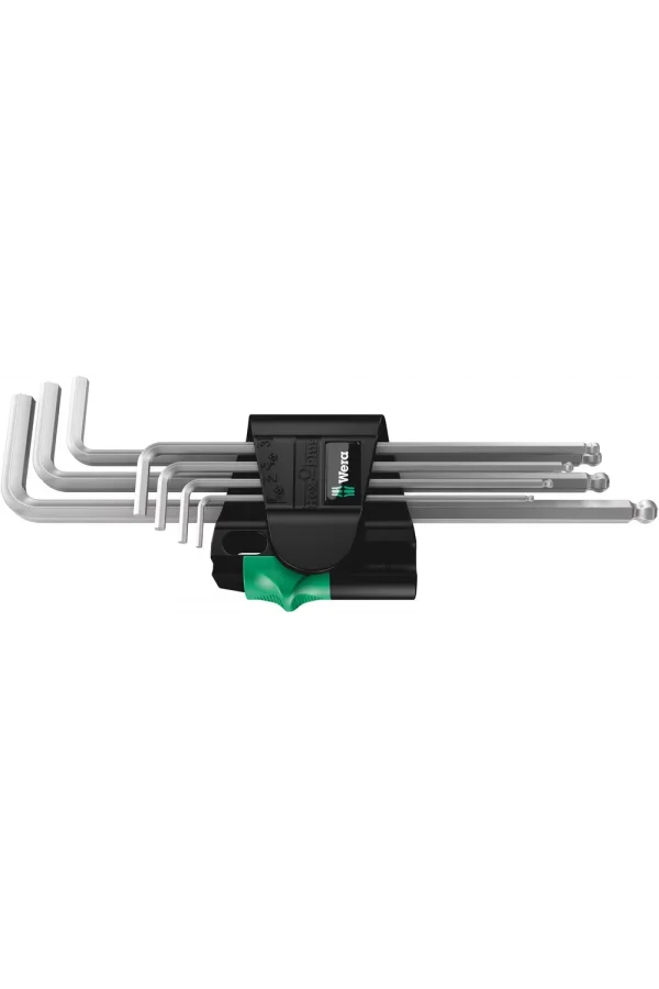 Wera 950/7 Hex-Plus Manyetik 1 Allen Anahtar Set, metrik, Krom Kaplama