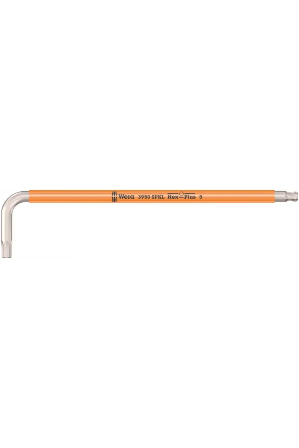 Wera 3950 SPKL Renkli Allen Anahtar, metrik, Paslanmaz, 5 x 154 mm
