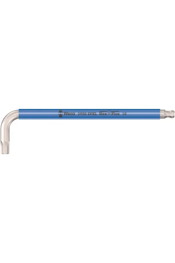 Wera 3950 SPKL Renkli Allen Anahtar, metrik, Paslanmaz, 10 x 224 mm
