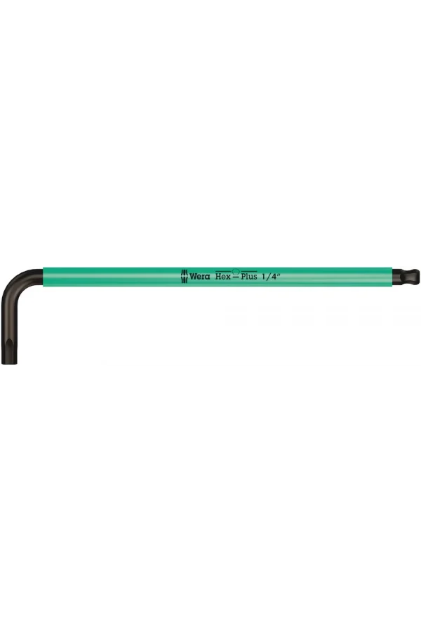 Wera 950 SPKL Renkli Allen Anahtar, inç, BlackLaser, 1/4 x 185 mm