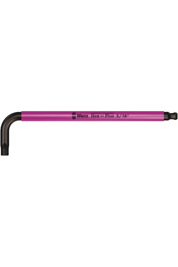Wera 950 SPKL Renkli Allen Anahtar, inç, BlackLaser, 5/16 x 195 mm