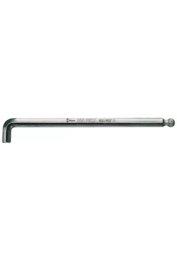 Wera 950 PKLS Allen Anahtar, metrik, Krom Kaplama, 2 x 100 mm