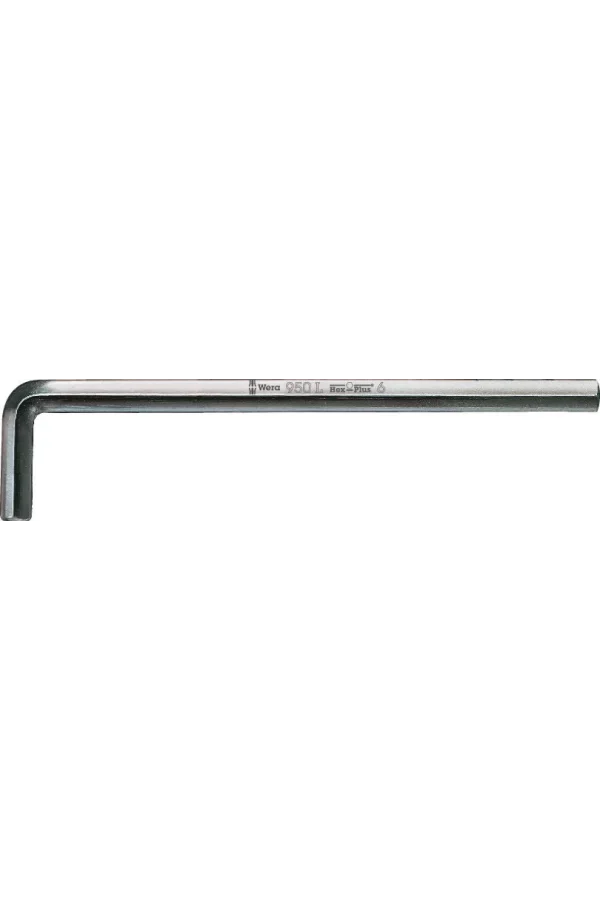 Wera 950 L Allen Anahtar, metrik, Krom Kaplama, 12 x 250 mm