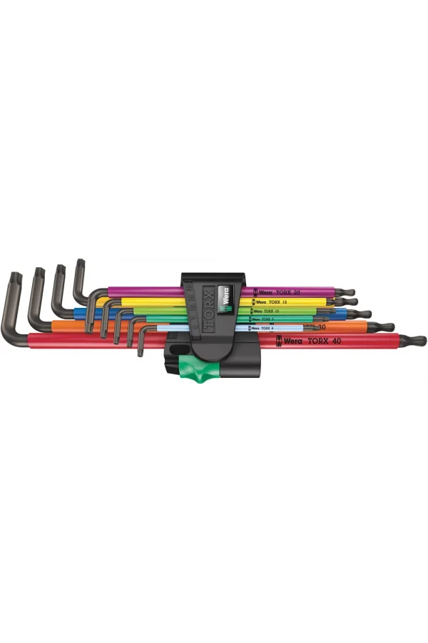 Wera 967/9 TX XL Renkli 1 Allen Anahtar Set, Uzun