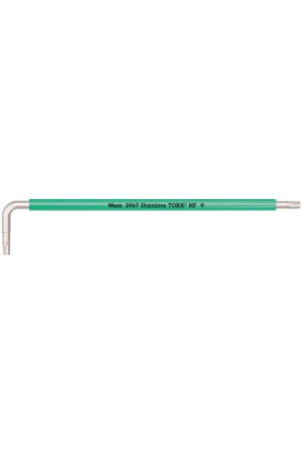 Wera 3967 SXL HF TORX® Renkli Allen Anahtar Tutma Fonksiyonlu, Uzun, Paslanmaz, TX 9 x 101 mm