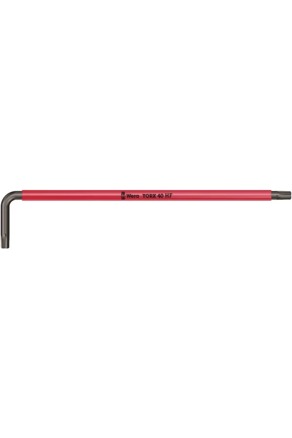 Wera 967 SXL TORX® HF Renkli Allen Anahtar, Tutma Fonksiyonlu, Uzun, TX 40 x 224 mm