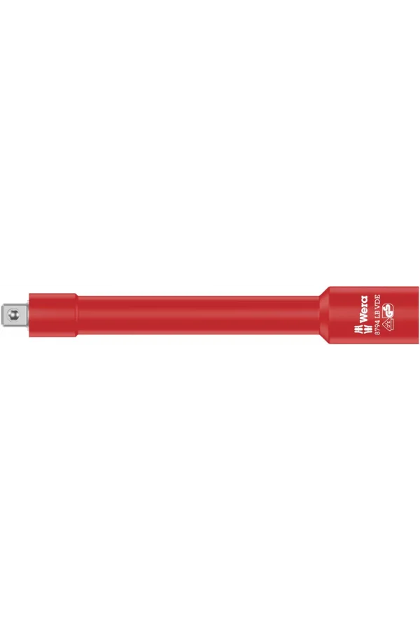 Wera 8794 LB VDE Yalıtımlı Zyklop Uzatma, Uzun, 3/8, 3/8 x 166 mm