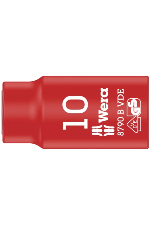 Wera 8790 B VDE Yalıtımlı Zyklop Lokma, 3/8 Soketli, 10 x 46 mm