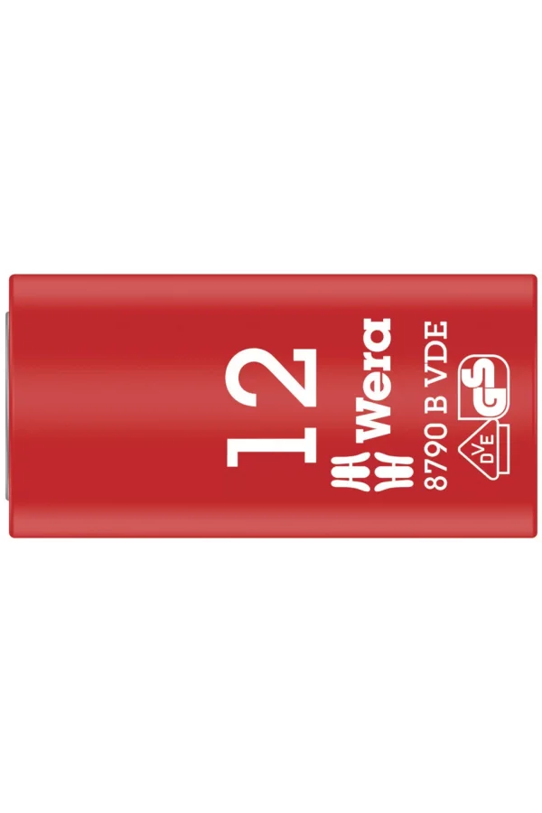 Wera 8790 B VDE Yalıtımlı Zyklop Lokma, 3/8 Soketli, 12 x 46 mm