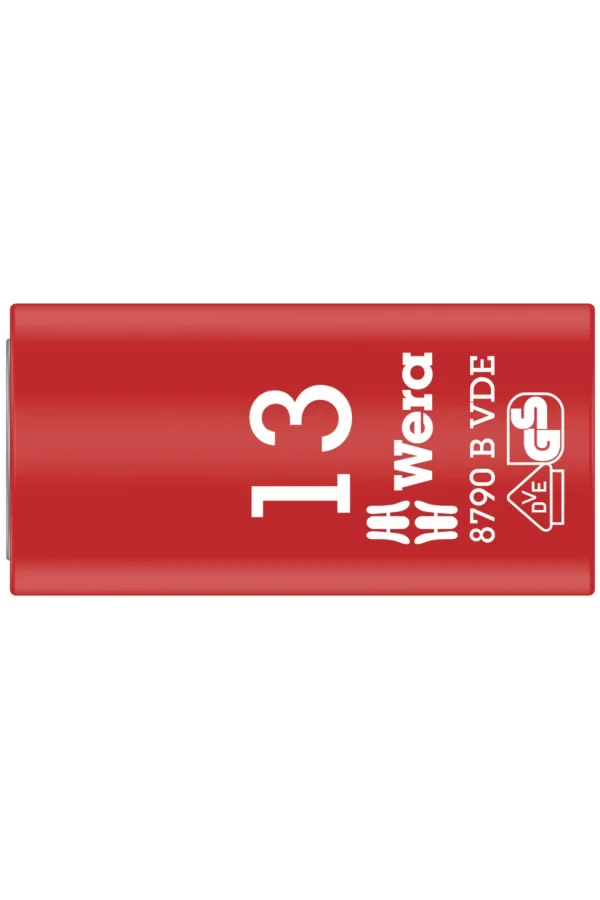 Wera 8790 B VDE Yalıtımlı Zyklop Lokma, 3/8 Soketli, 13 x 46 mm