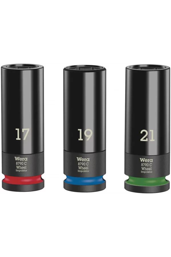 Wera Wheel Impaktor C Set 1 Lokma Seti, 1/2 Sürücülü