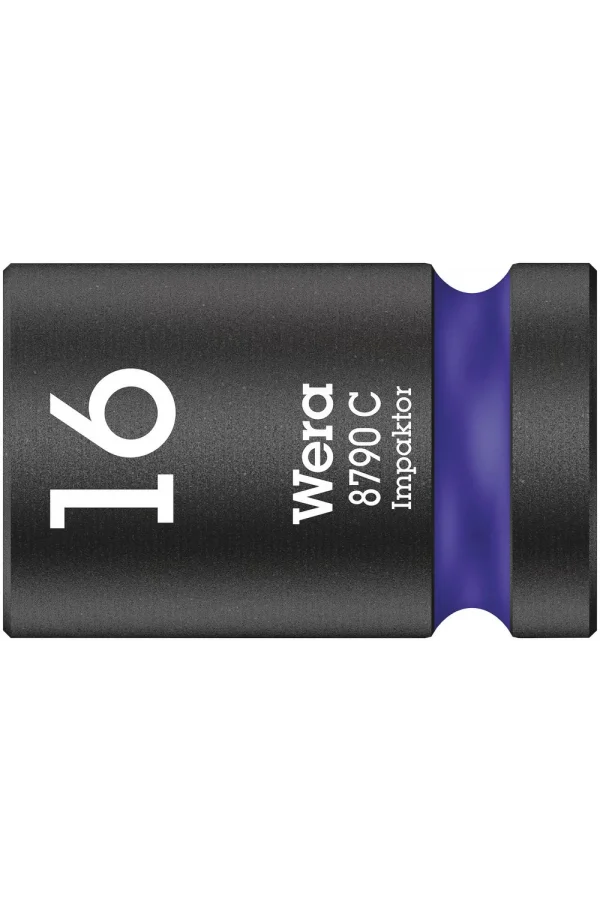Wera 8790 C Impaktor Lokma, 1/2 Soketli, 16 x 38 mm