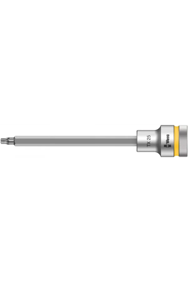 Wera 8767 C HF TORX® Uçlu Zyklop Lokma Bits, 1/2 Soketli, Tutma Fonksiyonlu, TX 25 x 140 mm