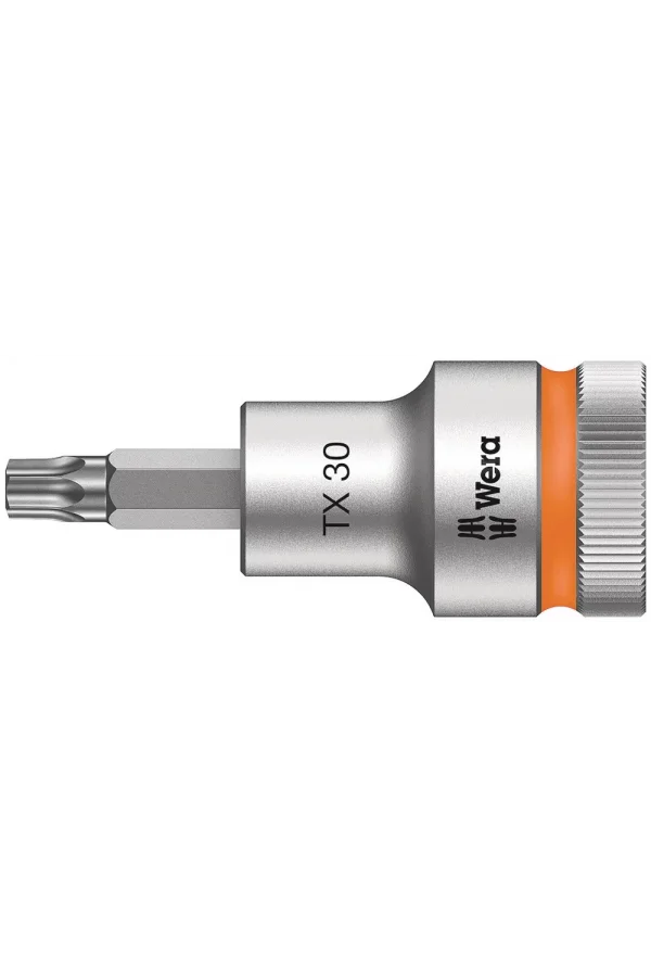 Wera 8767 C HF TORX® Uçlu Zyklop Lokma Bits, 1/2 Soketli, Tutma Fonksiyonlu, TX 30 x 60 mm