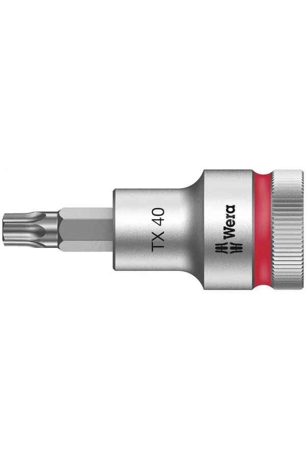 Wera 8767 C HF TORX® Uçlu Zyklop Lokma Bits, 1/2 Soketli, Tutma Fonksiyonlu, TX 40 x 60 mm