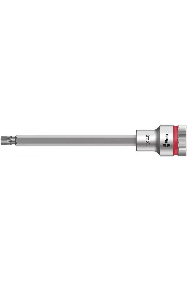 Wera 8767 C HF TORX® Uçlu Zyklop Lokma Bits, 1/2 Soketli, Tutma Fonksiyonlu, TX 40 x 140 mm