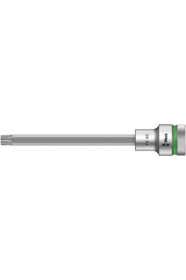 Wera 8767 C HF TORX® Uçlu Zyklop Lokma Bits, 1/2 Soketli, Tutma Fonksiyonlu, TX 45 x 140 mm