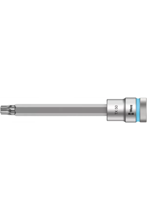 Wera 8767 C HF TORX® Uçlu Zyklop Lokma Bits, 1/2 Soketli, Tutma Fonksiyonlu, TX 50 x 140 mm