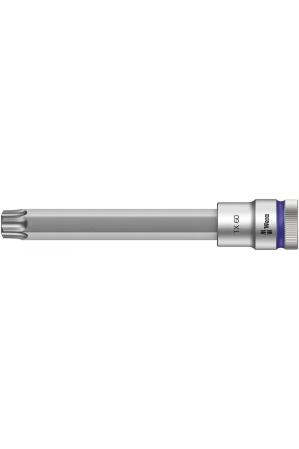 Wera 8767 C HF TORX® Uçlu Zyklop Lokma Bits, 1/2 Soketli, Tutma Fonksiyonlu, TX 60 x 140 mm