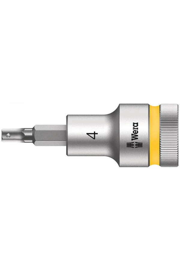 Wera 8740 C HF Altıgen Uçlu Zyklop Lokma Bits, 1/2 Soketli, Tutma Fonksiyonlu, 4 x 60 mm