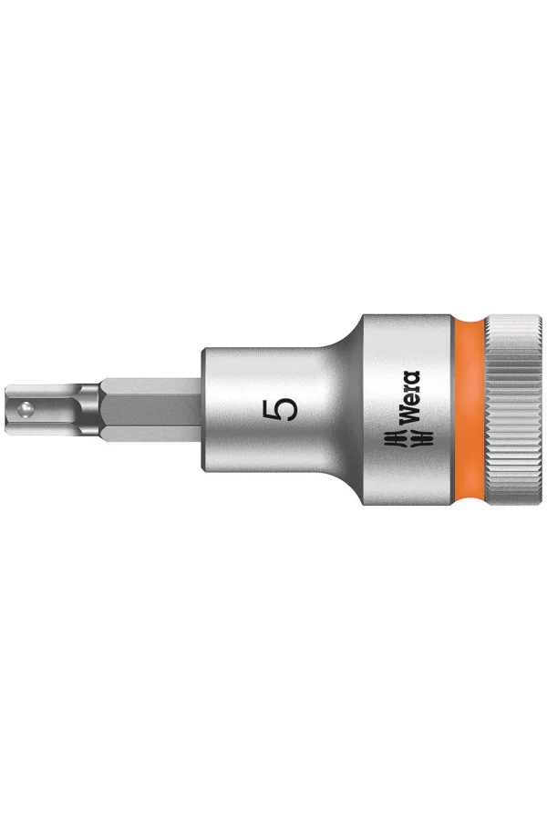 Wera 8740 C HF Altıgen Uçlu Zyklop Lokma Bits, 1/2 Soketli, Tutma Fonksiyonlu, 5 x 60 mm