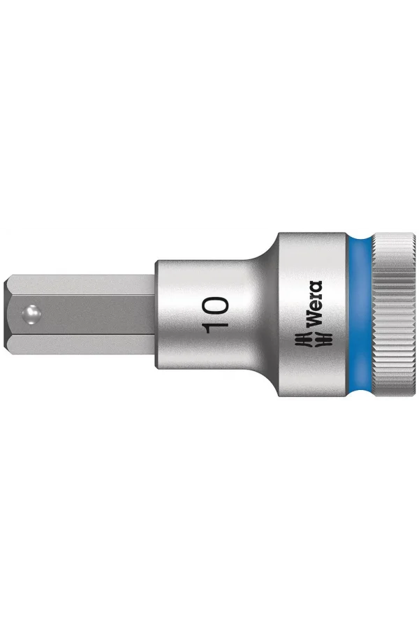 Wera 8740 C HF Altıgen Uçlu Zyklop Lokma Bits, 1/2 Soketli, Tutma Fonksiyonlu, 10 x 60 mm