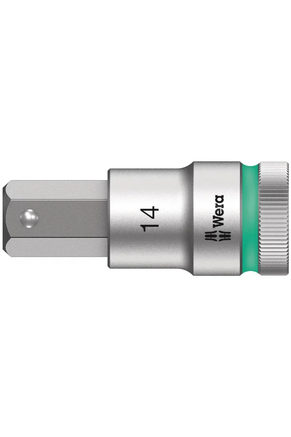Wera 8740 C HF Altıgen Uçlu Zyklop Lokma Bits, 1/2 Soketli, Tutma Fonksiyonlu, 14 x 60 mm