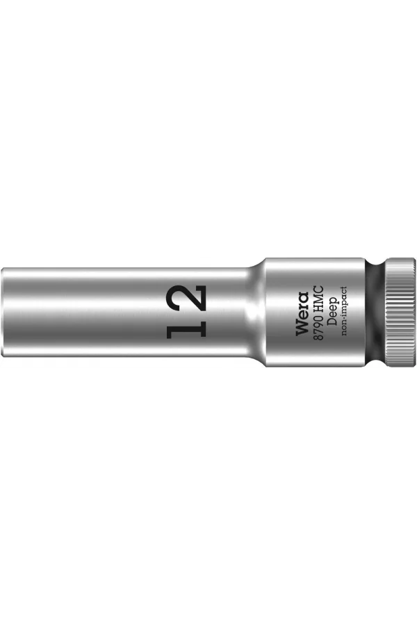 Wera 8790 HMC Derin Lokma, 1/2 Soketli, 12 x 83 mm