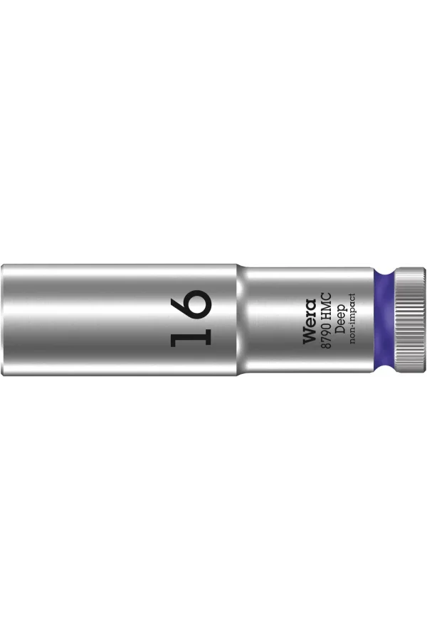 Wera 8790 HMC Derin Lokma, 1/2 Soketli, 16 x 83 mm