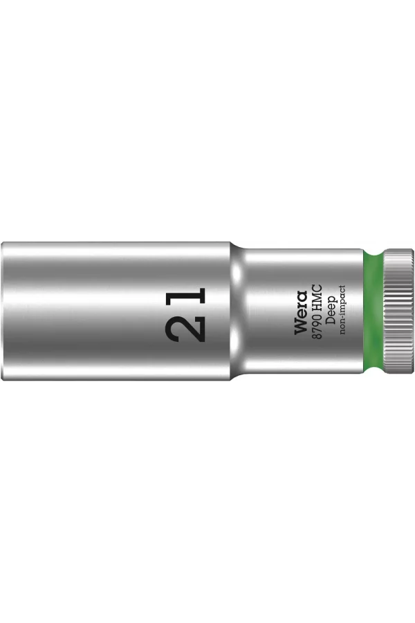 Wera 8790 HMC Derin Lokma, 1/2 Soketli, 21 x 83 mm