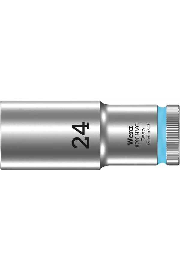Wera 8790 HMC Derin Lokma, 1/2 Soketli, 24 x 83 mm
