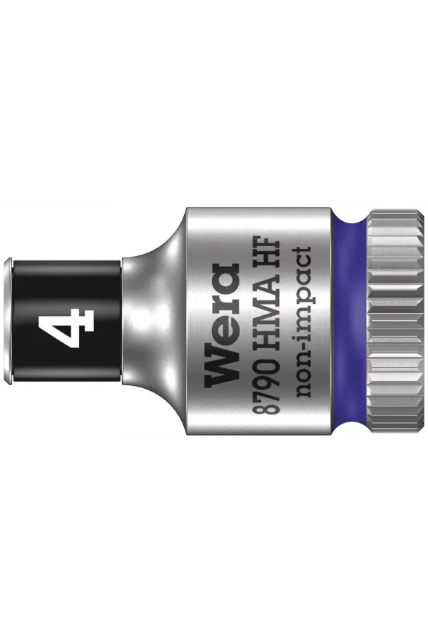 Wera 8790 HMA HF Zyklop Lokma, 1/4 Soketli, Tutma Fonksiyonlu, 4 x 23 mm