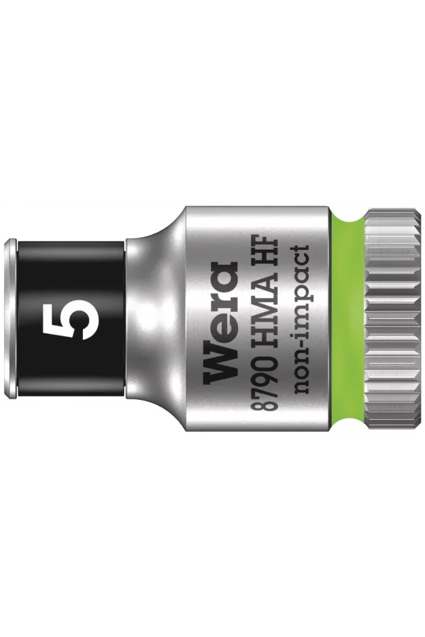 Wera 8790 HMA HF Zyklop Lokma, 1/4 Soketli, Tutma Fonksiyonlu, 5 x 23 mm