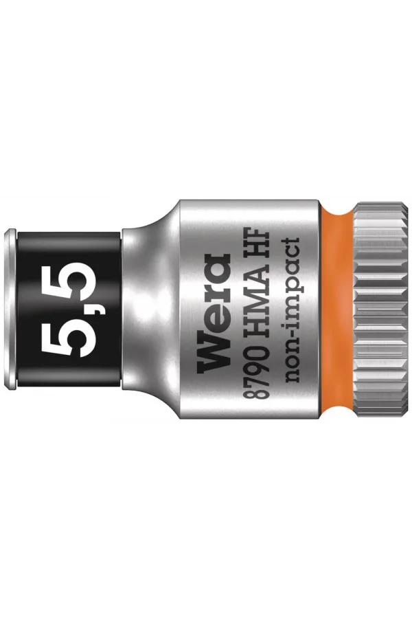 Wera 8790 HMA HF Zyklop Lokma, 1/4 Soketli, Tutma Fonksiyonlu, 5.5 x 23 mm