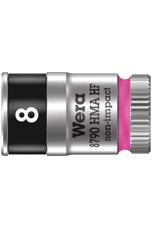 Wera 8790 HMA HF Zyklop Lokma, 1/4 Soketli, Tutma Fonksiyonlu, 8 x 23 mm
