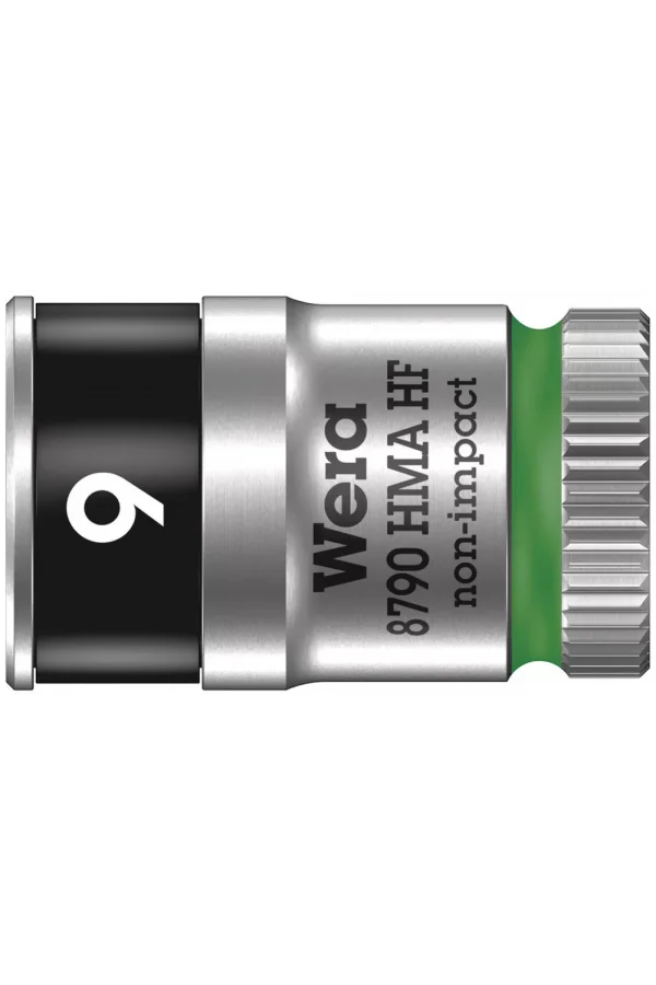 Wera 8790 HMA HF Zyklop Lokma, 1/4 Soketli, Tutma Fonksiyonlu, 9 x 23 mm