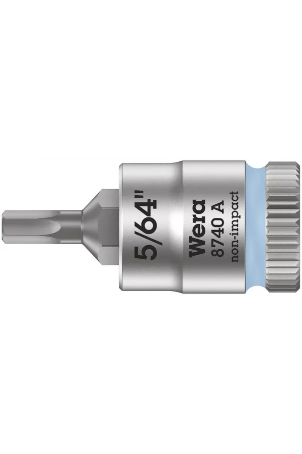 Wera 8740 A Altıgen Uçlu Zyklop Lokma Bits, 1/4 Soketli, 5/64 x 28 mm