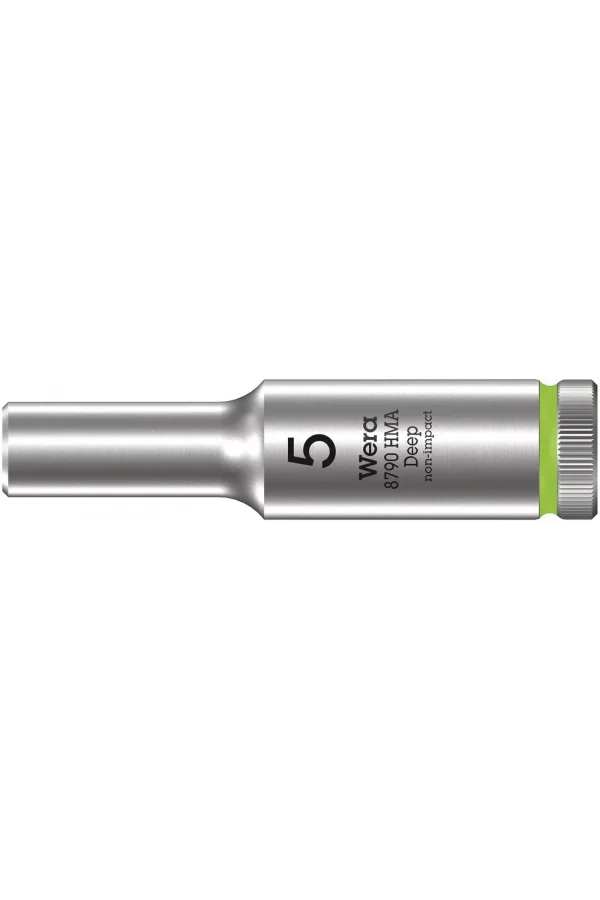 Wera 8790 HMA Derin Lokma, 1/4 Soketli, 5 x 50 mm