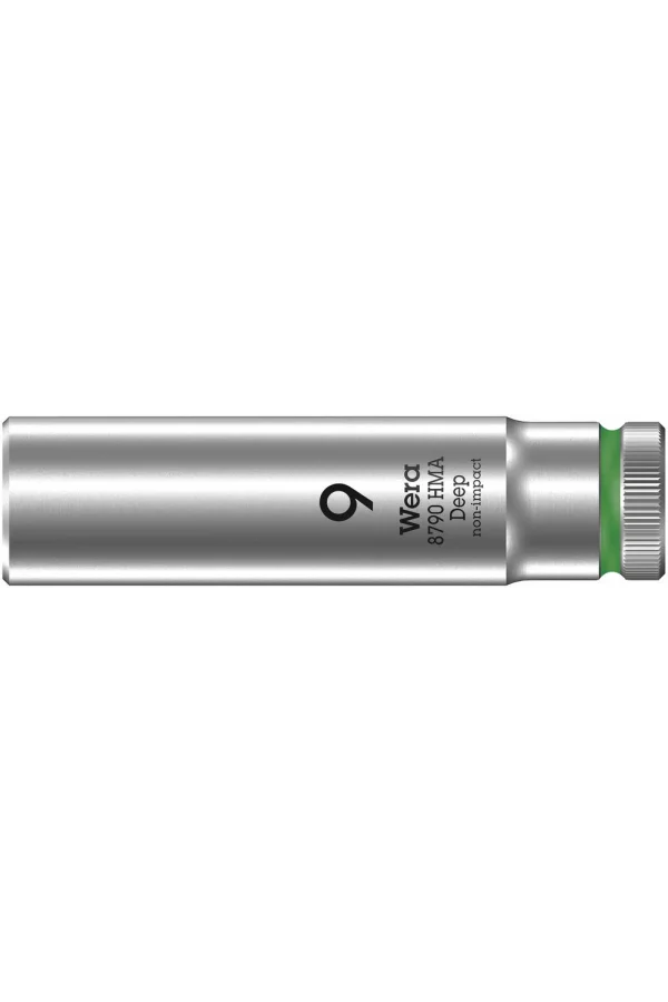 Wera 8790 HMA Derin Lokma, 1/4 Soketli, 9 x 50 mm