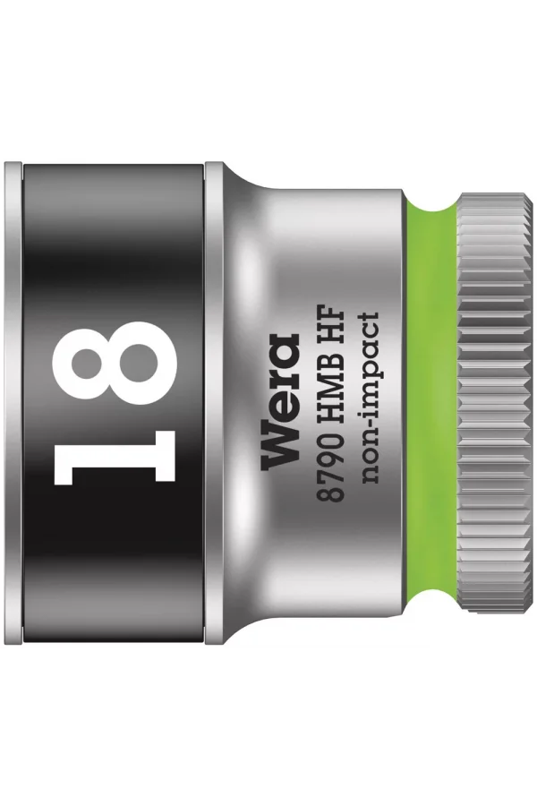 Wera 8790 HMB HF Zyklop Lokma, 3/8 Soketli, Tutma Fonksiyonlu, 18 x 29 mm