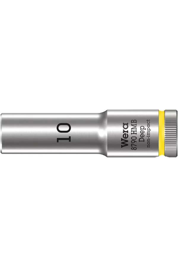 Wera 8790 HMB Derin Lokma, 3/8 Soketli, 10 x 64 mm