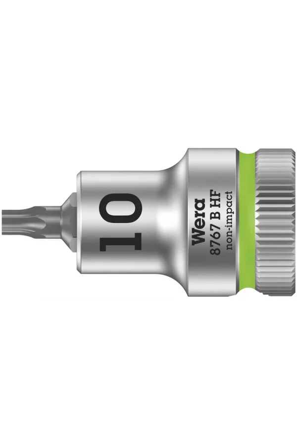 Wera 8767 B HF TORX® Uçlu Zyklop Lokma Bits, 3/8 Soketli, Tutma Fonksiyonlu, TX 10 x 35 mm
